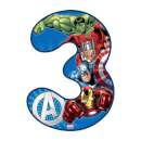 Avengers Number 3 Edible Icing Image